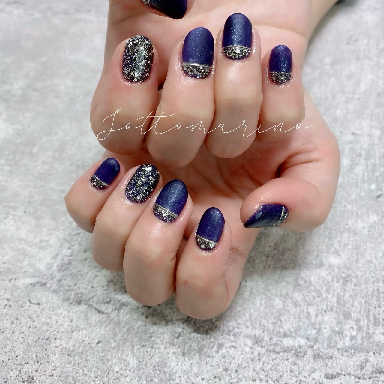 冬 卒業式 入学式 パーティー ハンド Sottomarino Nailのネイルデザイン No ネイルブック