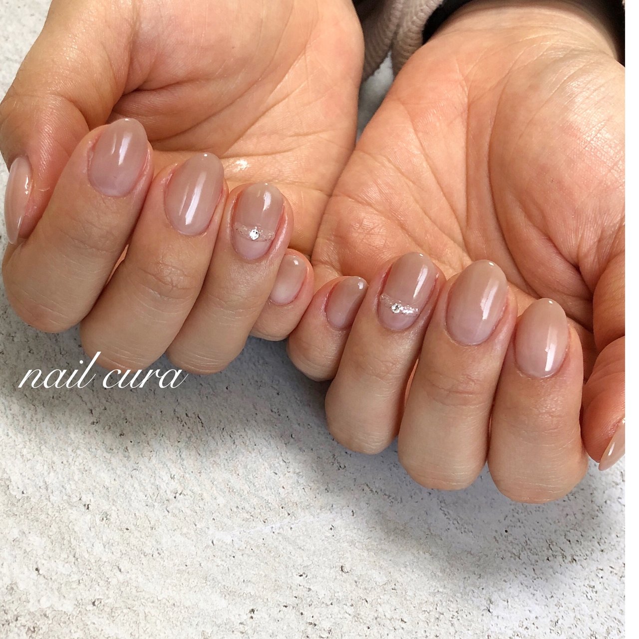 オールシーズン オフィス ハンド シンプル グラデーション Nailcuraのネイルデザイン No ネイルブック