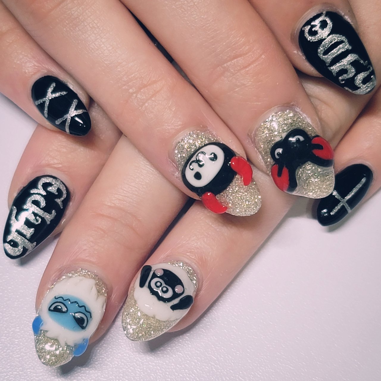 冬 ライブ ハロウィン 女子会 ハンド Hylovesnailのネイルデザイン No ネイルブック