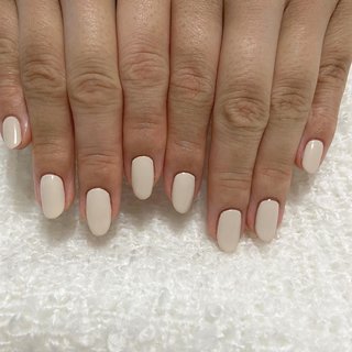 おすすめ順｜#オフホワイトワンカラーのネイルデザイン｜ネイルブック