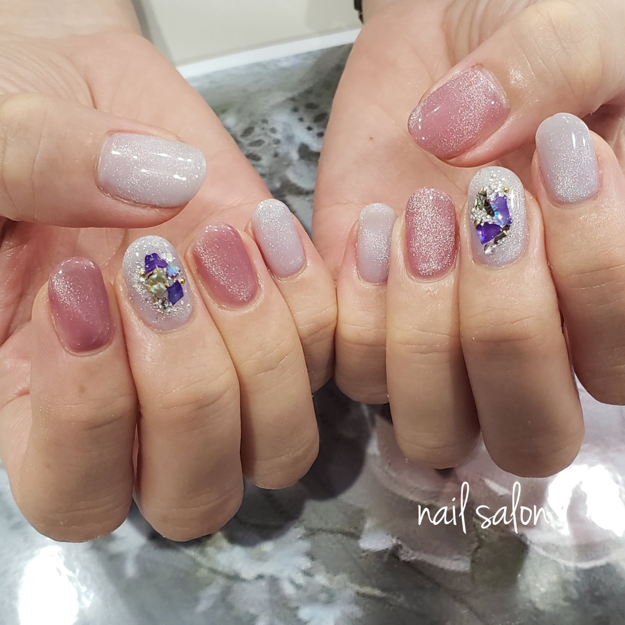 オールシーズン 入学式 オフィス 女子会 ハンド Nail Salon Dioのネイルデザイン No ネイルブック