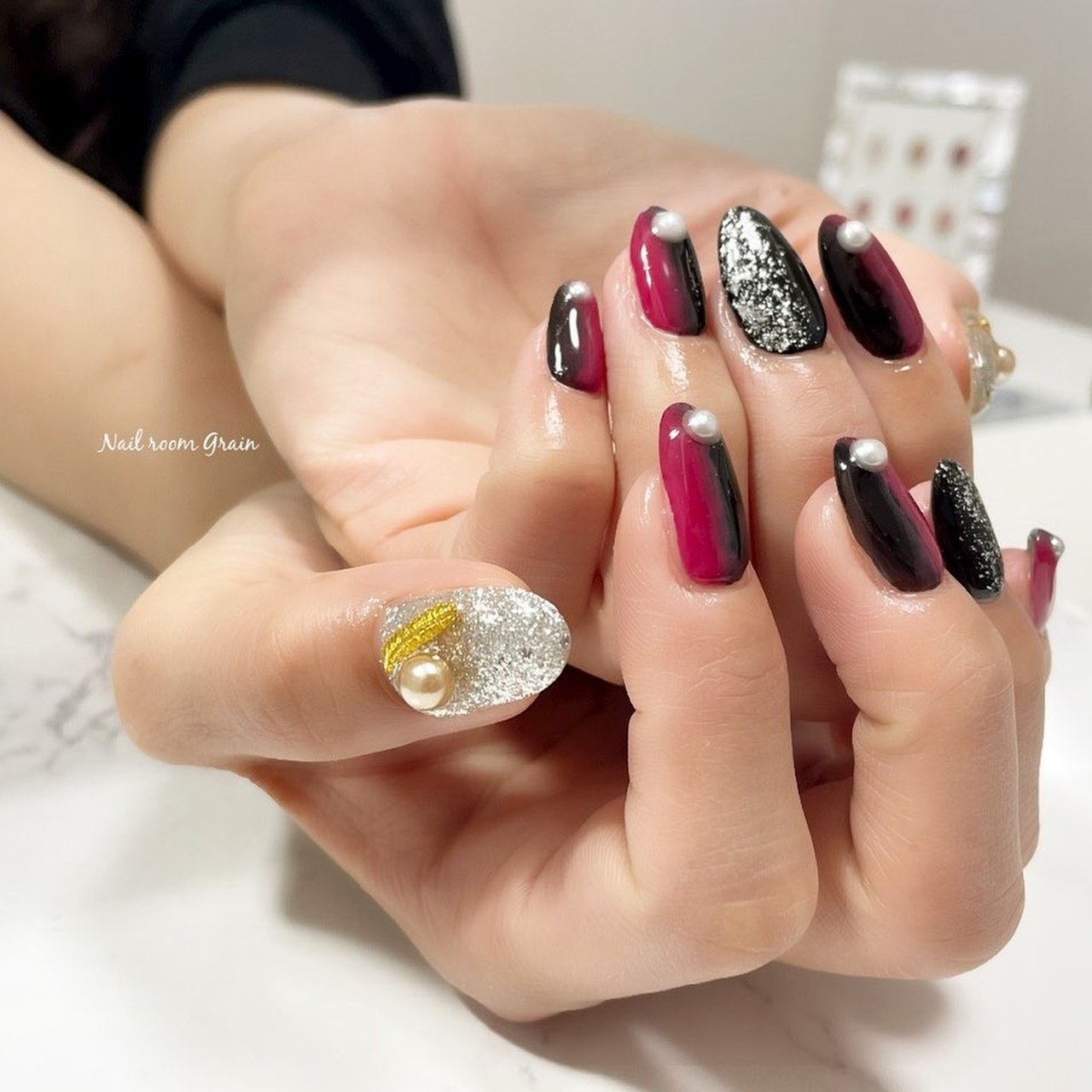 オールシーズン バレンタイン パーティー デート ハンド 福岡粕屋 Nail Room Grainのネイルデザイン No ネイル ブック