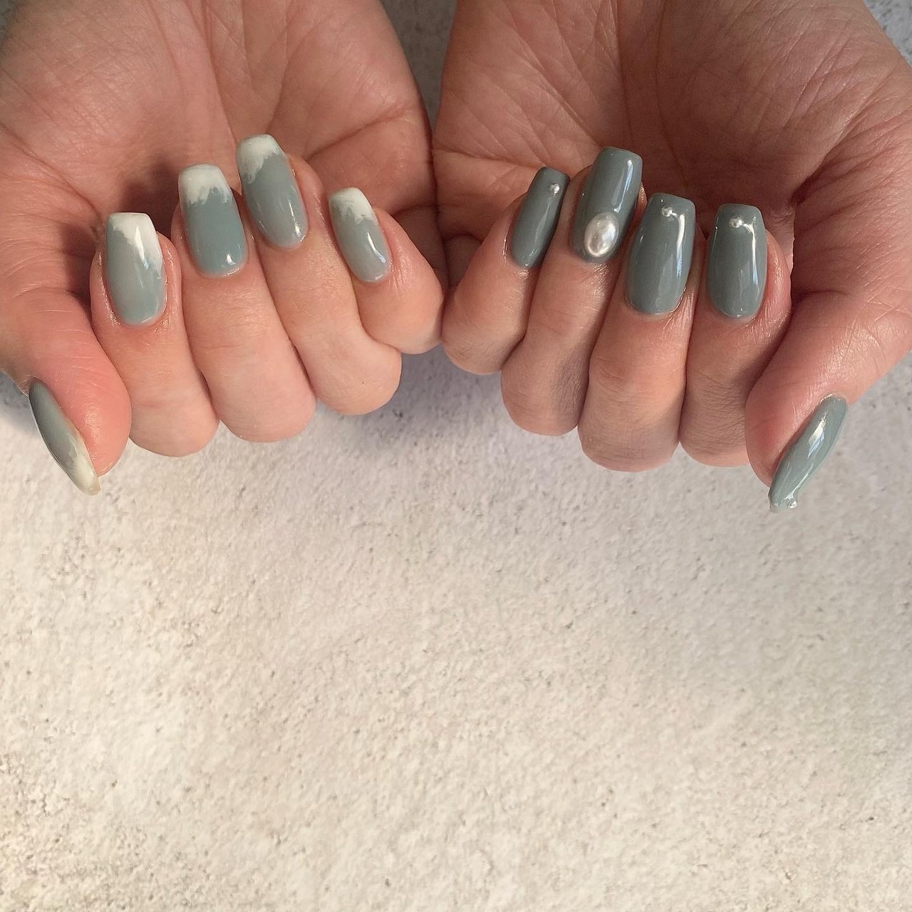 ハンド 水色 Harunaのネイルデザイン No ネイルブック