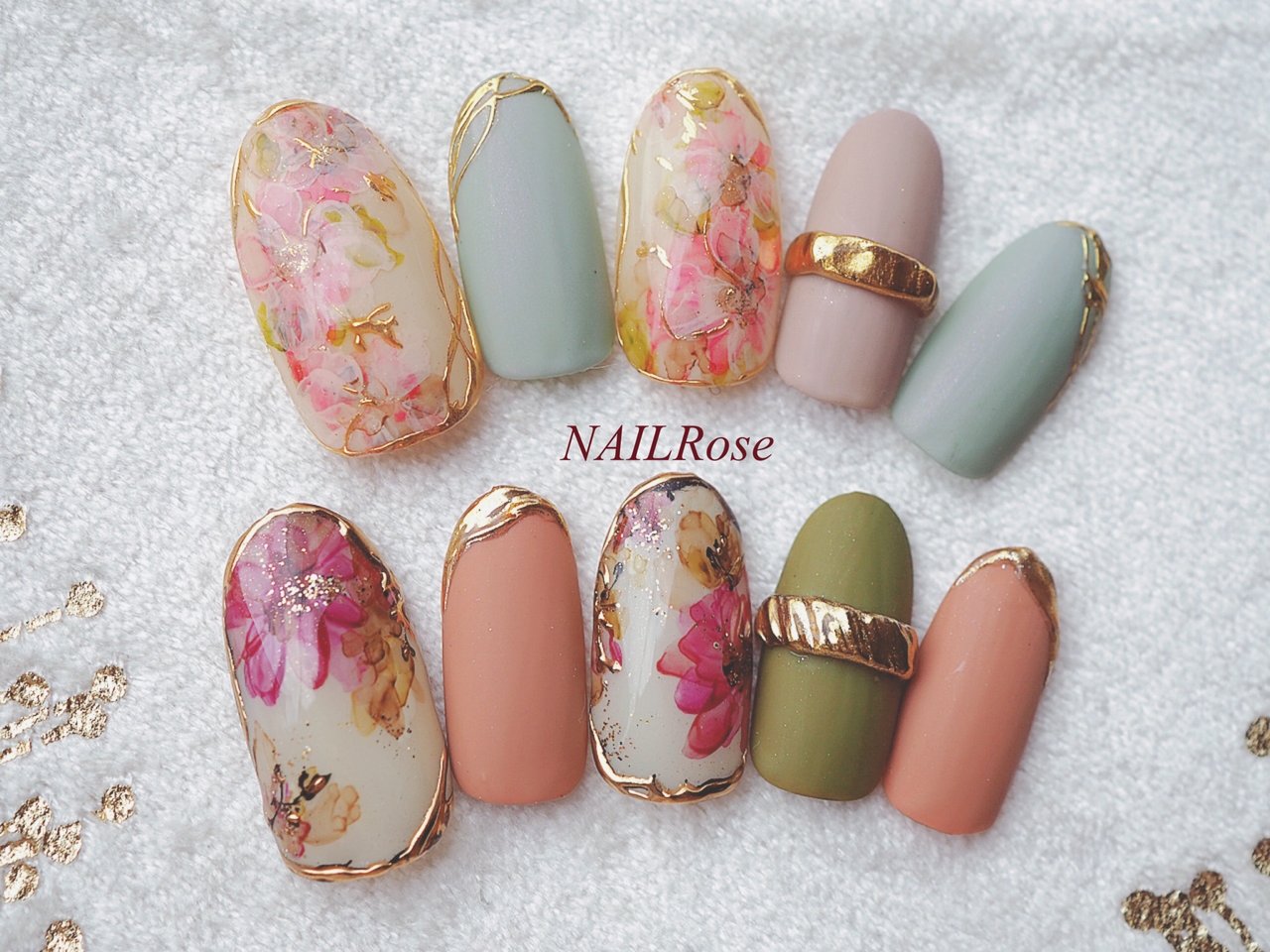 春/バレンタイン/卒業式/入学式/ハンド - NAILRoseのネイルデザイン[No