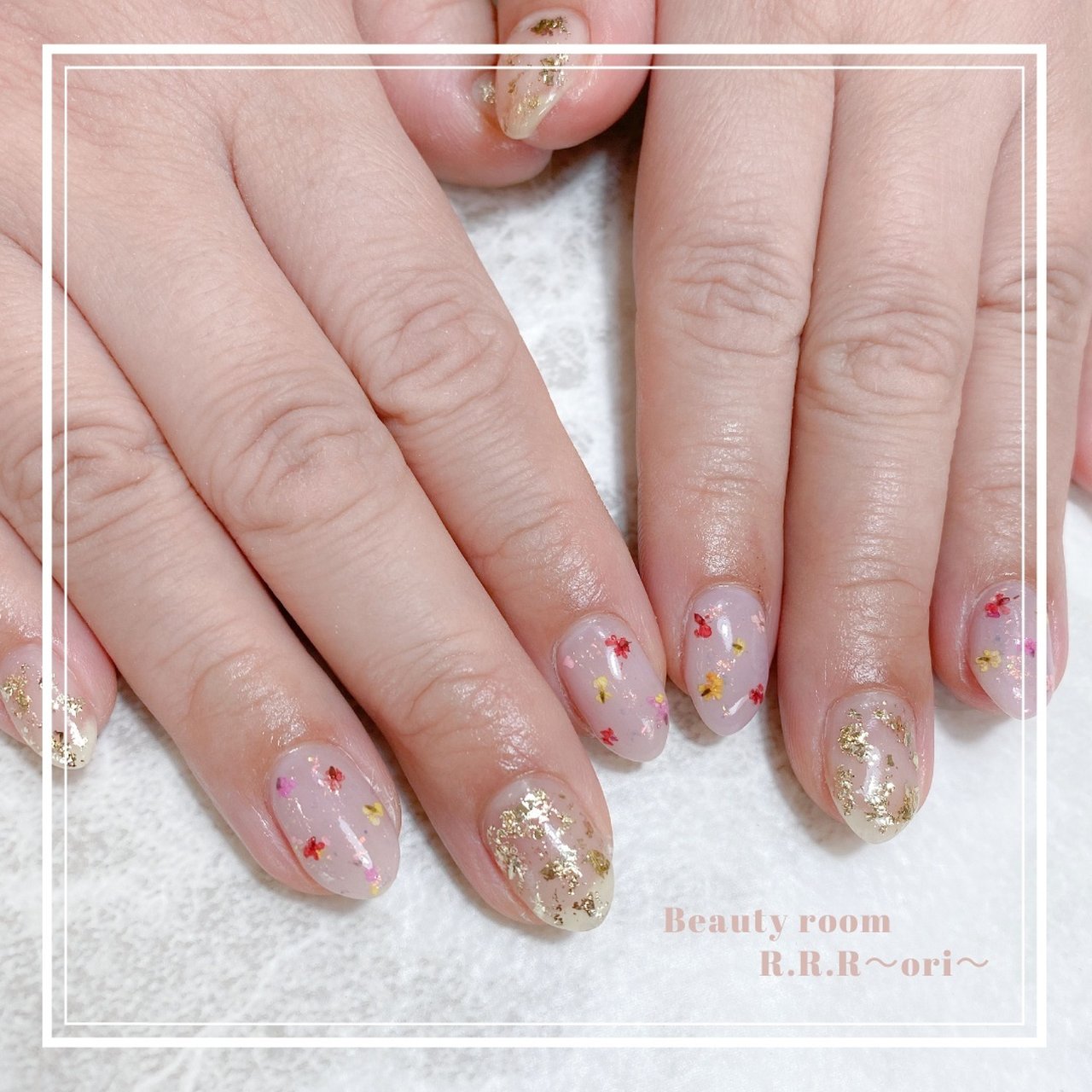 春 オフィス ハンド ホログラム フラワー Beautyroom R R Rのネイルデザイン No ネイルブック