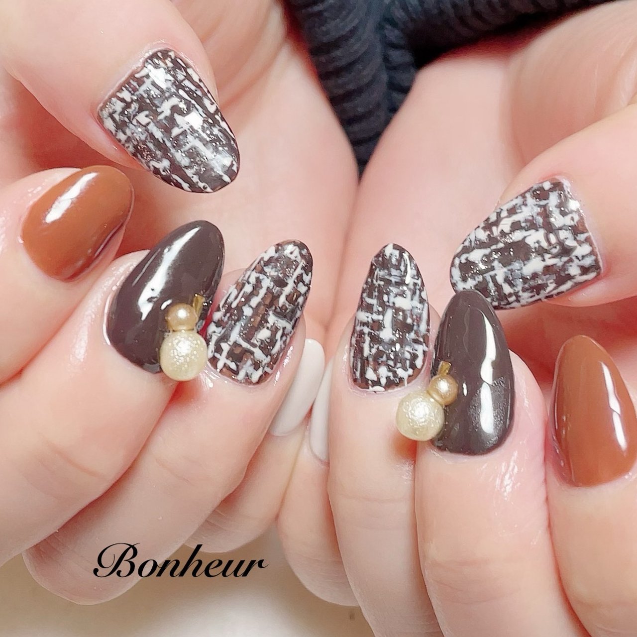 冬 バレンタイン デート 女子会 ハンド Bonheurのネイルデザイン No ネイルブック