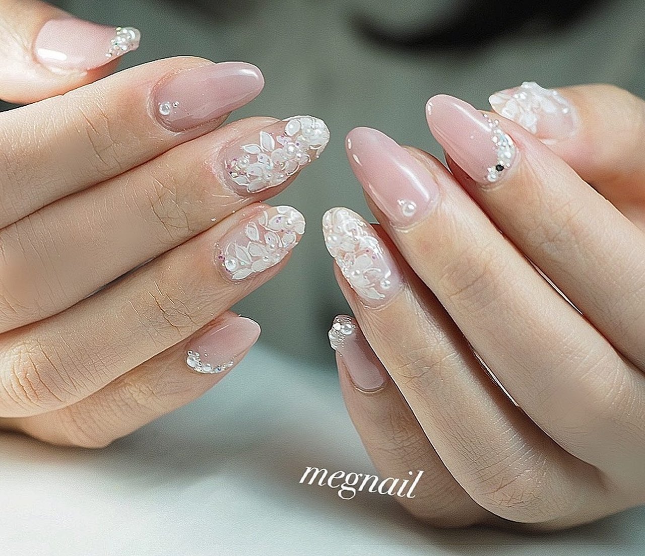 春 ブライダル デート 女子会 ハンド Megnailのネイルデザイン No ネイルブック