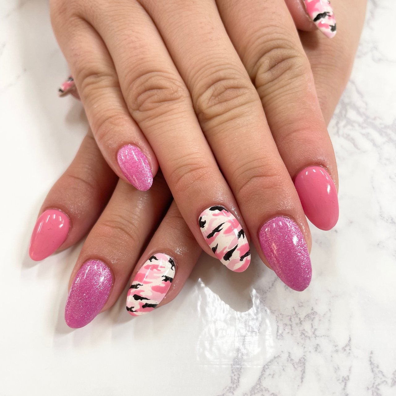 オールシーズン/バレンタイン/パーティー/デート/ハンド - ネイル