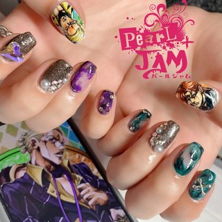 JOJO WORLD2 マニキュアセット ジョジョ ネイル 花京院 - メルカリ