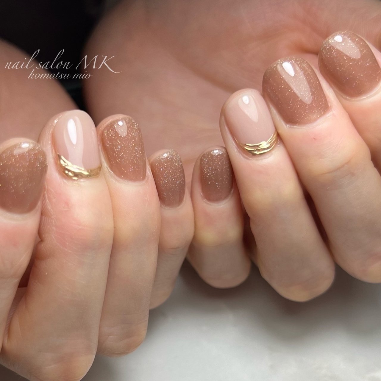 春 冬 ハンド シンプル マグネット Nail Salon Mkのネイルデザイン No ネイルブック