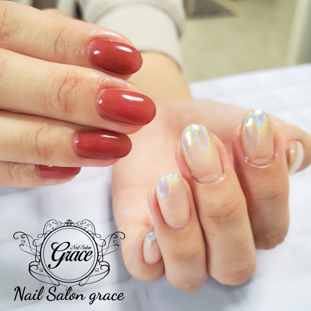 オールシーズン オフィス ハンド シンプル グラデーション 高松市 Grace グレイス のネイルデザイン No ネイルブック
