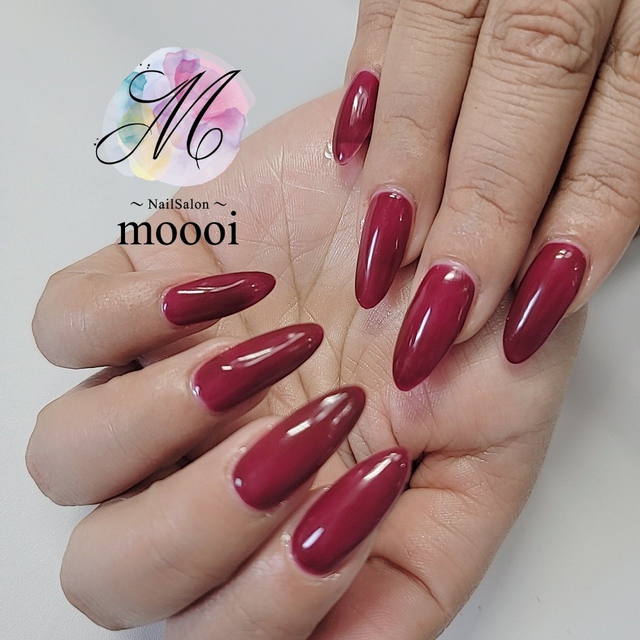 オールシーズン ハンド シンプル ワンカラー ロング Nailsalon Moooiのネイルデザイン No ネイルブック