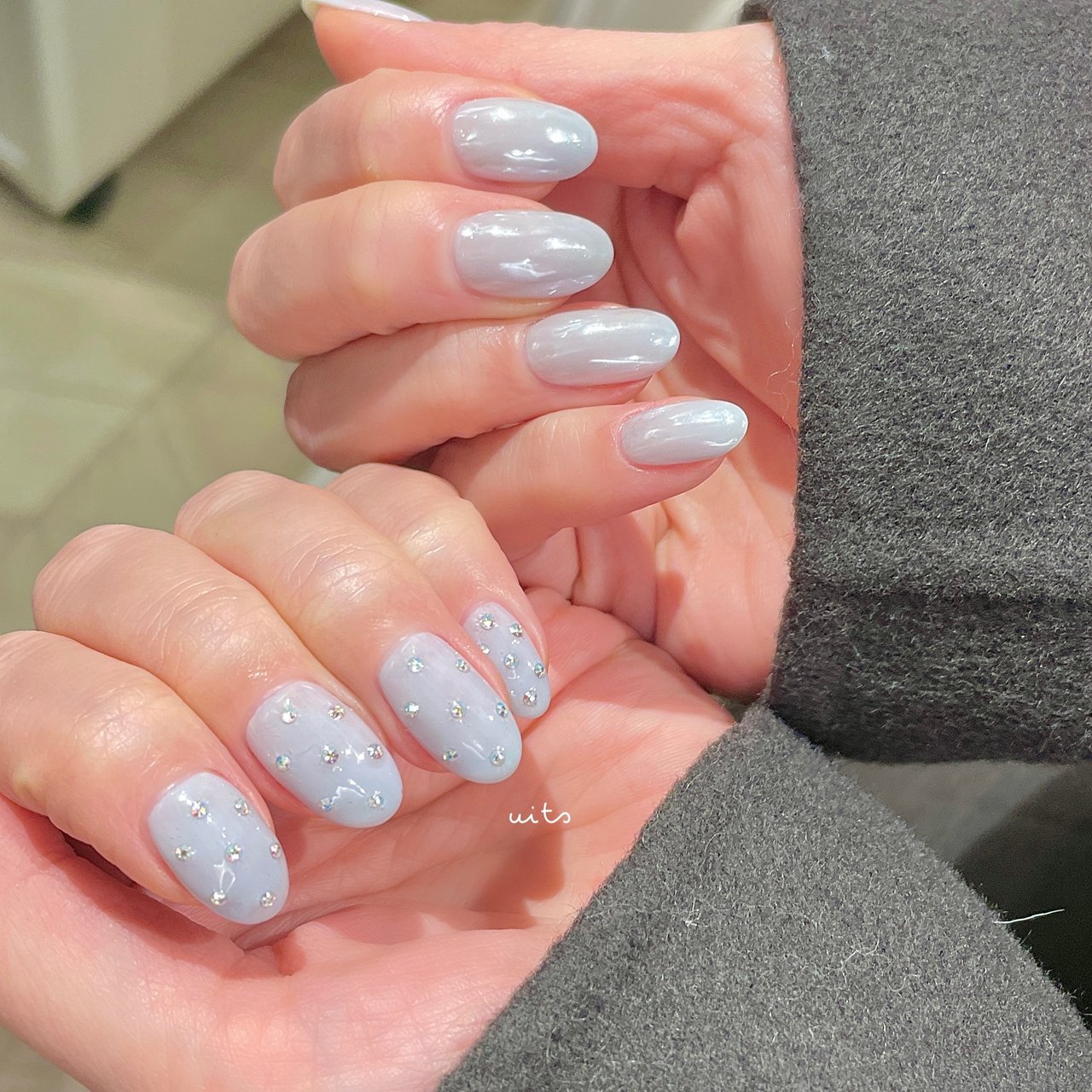 春 オフィス ブライダル デート ハンド Uits 自由が丘ネイルサロン ユーイッツのネイルデザイン No ネイルブック