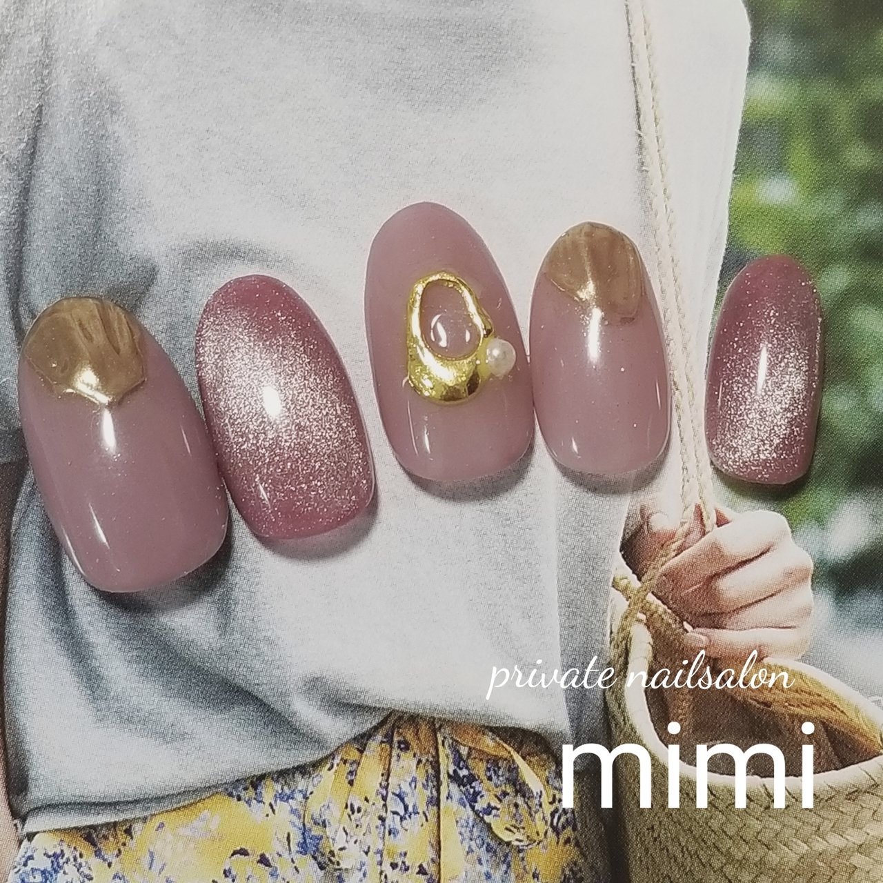 オールシーズン ハンド ニュアンス ジェルネイル ネイルチップ Mimiのネイルデザイン No ネイルブック