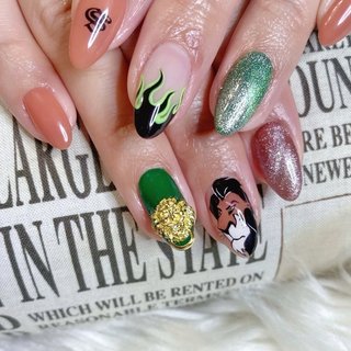 ライオンキングネイルのネイルデザイン ネイルブック