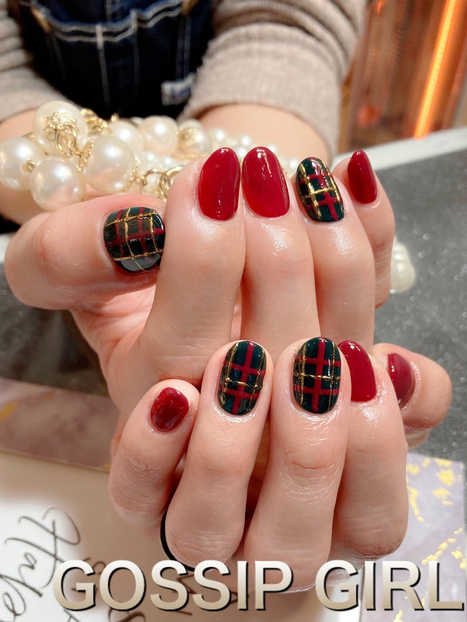 冬 バレンタイン ライブ クリスマス ハンド Gossip Girlのネイルデザイン No ネイルブック