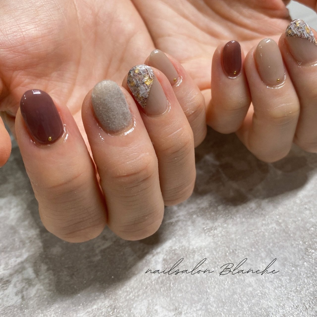 冬 パーティー デート 女子会 ハンド Nailsalon Blancheのネイルデザイン No ネイルブック