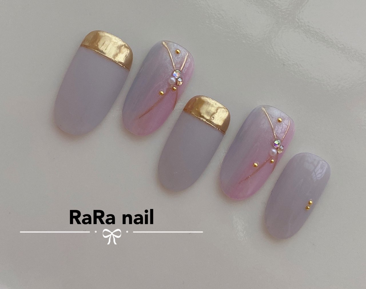 春 卒業式 入学式 シンプル グラデーション Rara Nailのネイルデザイン No ネイルブック