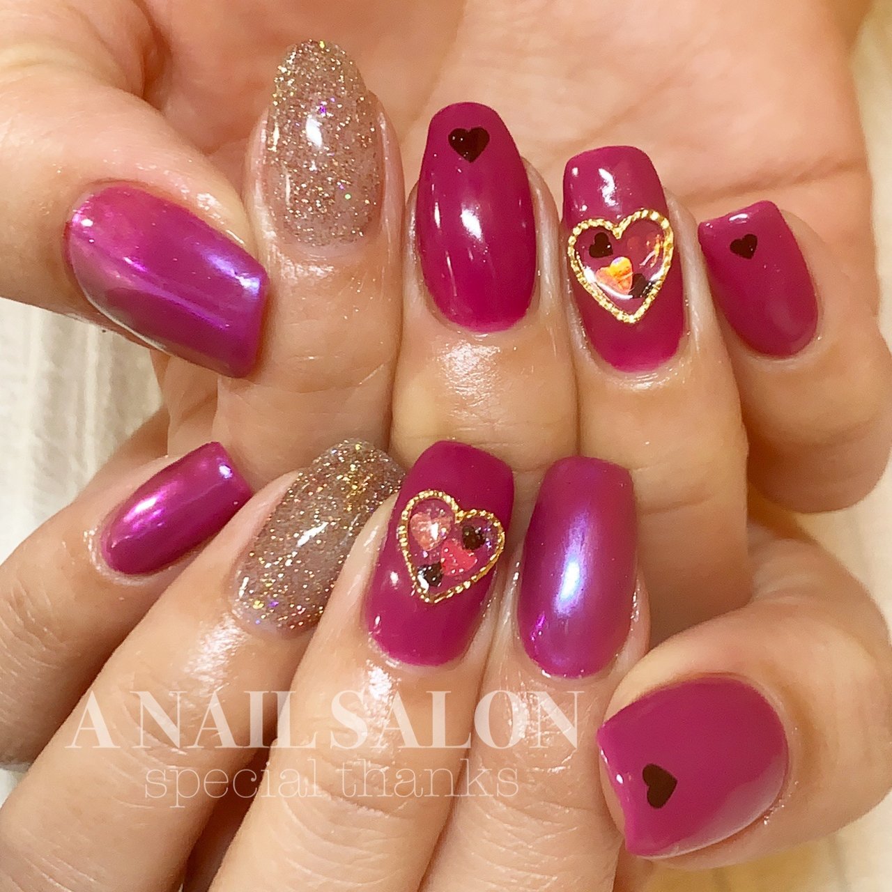 オールシーズン バレンタイン デート 女子会 ハンド Sato Asakaのネイルデザイン No ネイルブック