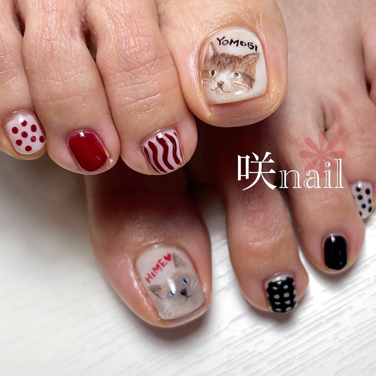 オールシーズン デート 女子会 フット ワンカラー 咲nail サキネイル のネイルデザイン No ネイルブック