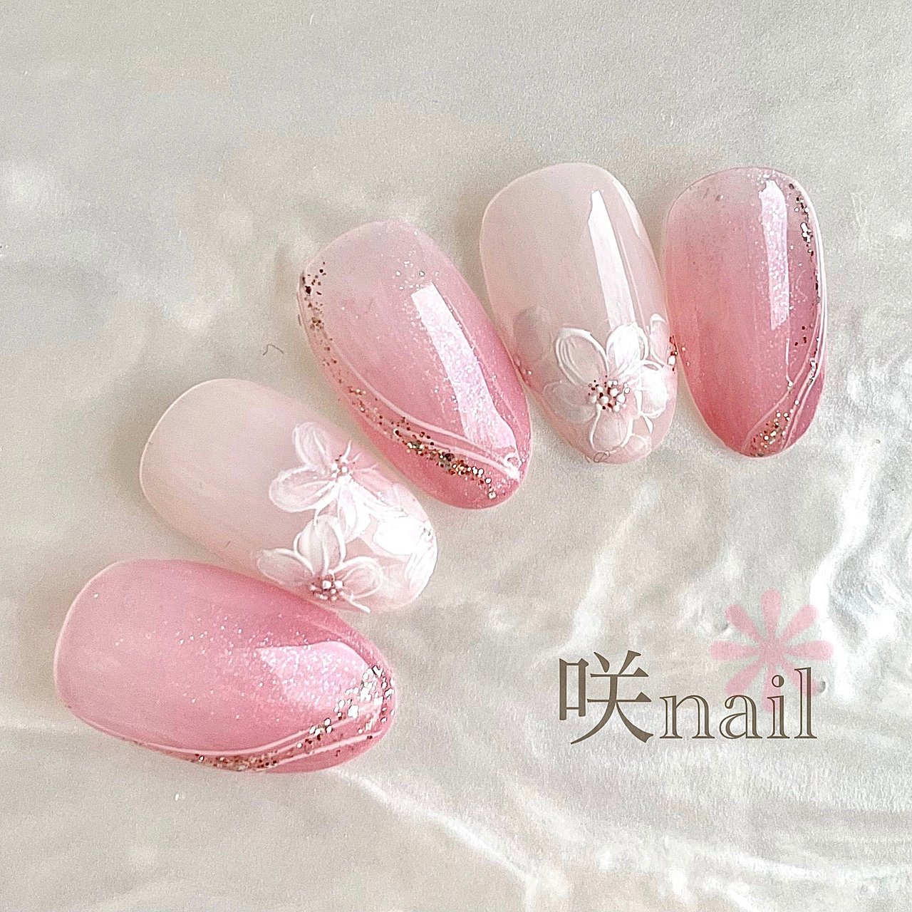 春/卒業式/入学式/デート/ハンド - 咲nail 【saki】のネイルデザイン
