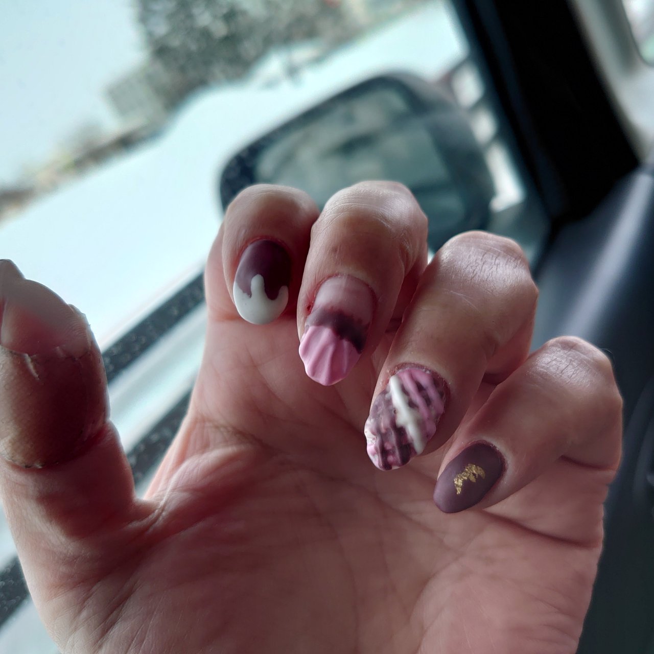 バレンタイン ハンド 痛ネイル 3d 人魚の鱗 You のネイルデザイン No ネイルブック