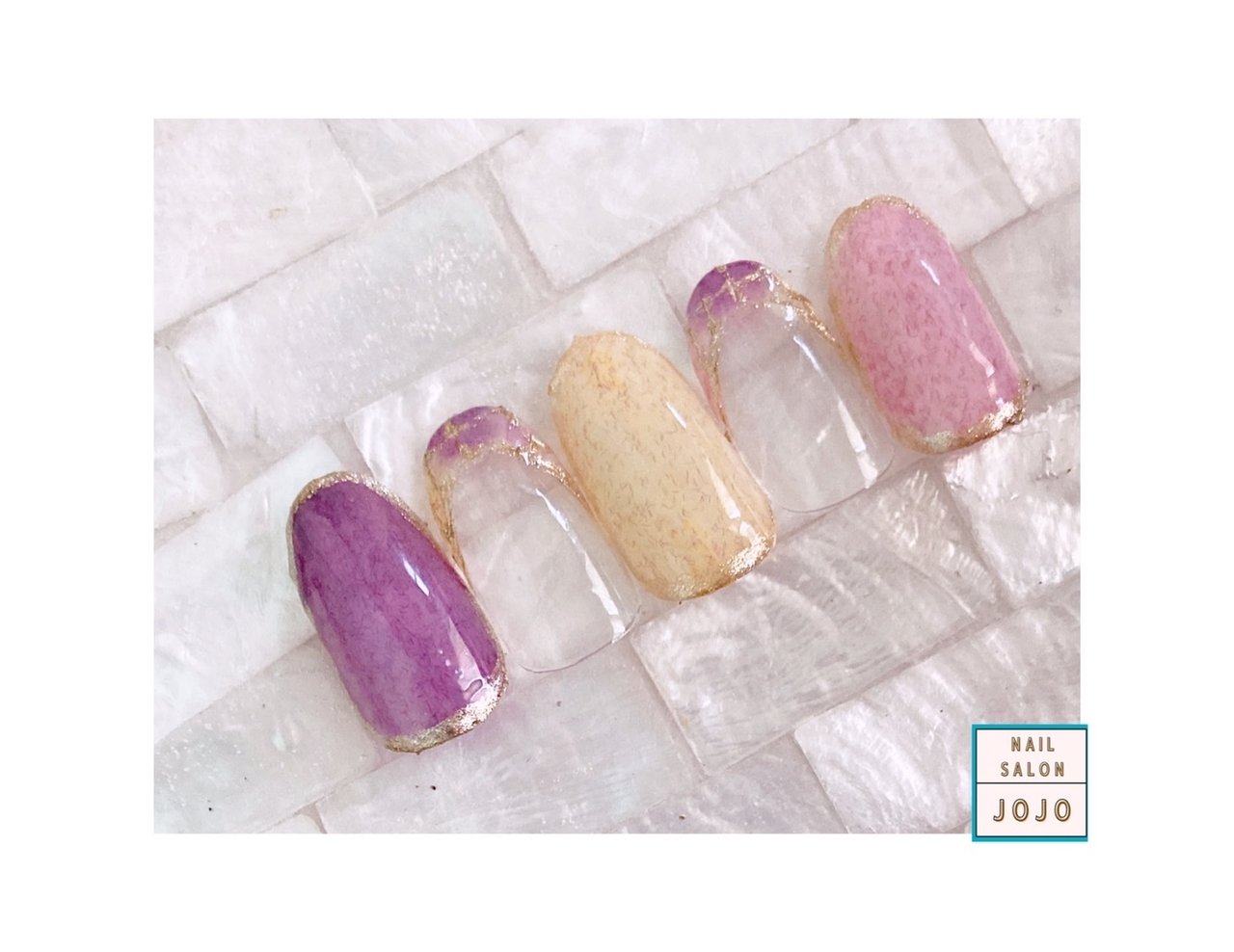 春 夏 ハンド ラメ チェック Nail Jojoのネイルデザイン No ネイルブック
