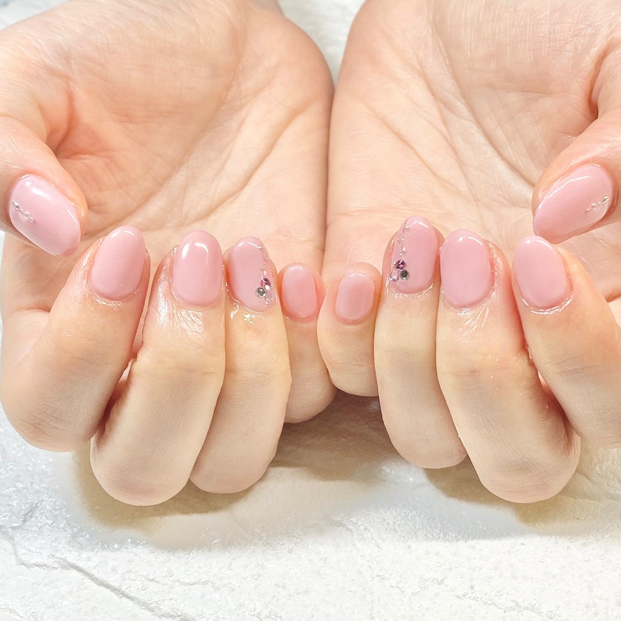 春 オールシーズン 卒業式 入学式 ハンド Nail Salon Lamer ラメール のネイルデザイン No ネイルブック