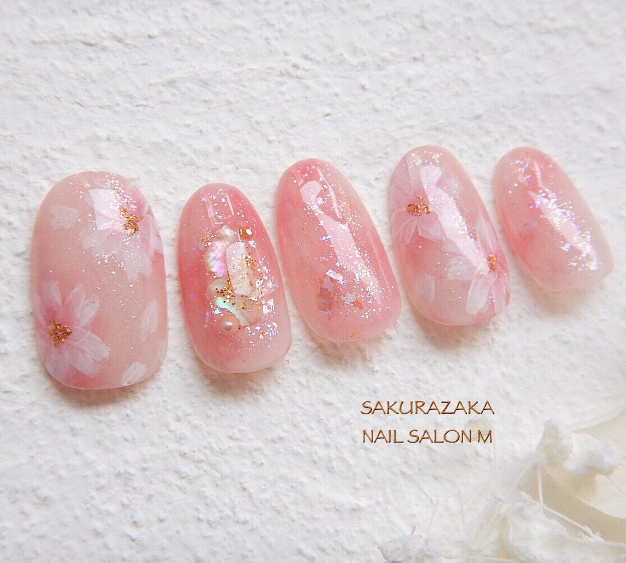 春 卒業式 入学式 オフィス ハンド 桜坂ネイルサロンmのネイルデザイン No ネイルブック