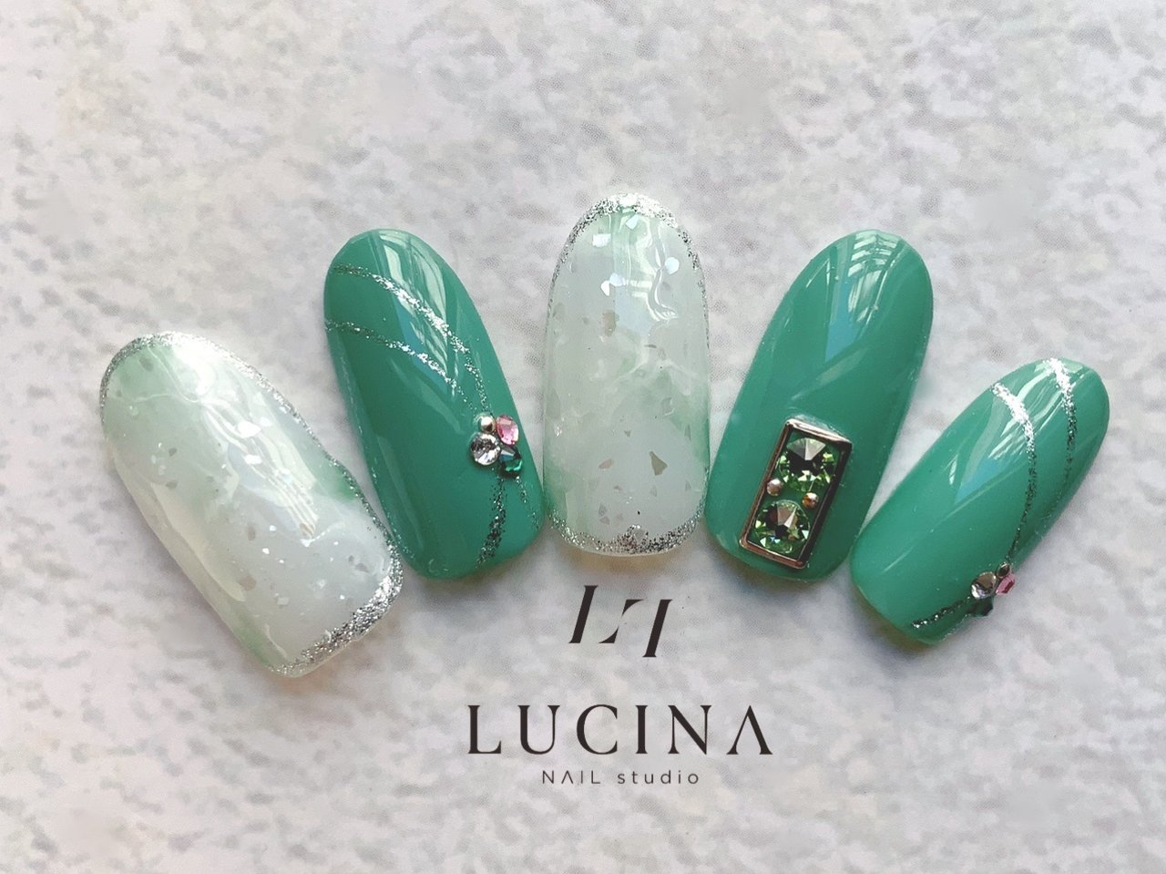 オールシーズン 入学式 オフィス 女子会 ハンド Nailstudio Lucinaのネイルデザイン No ネイルブック