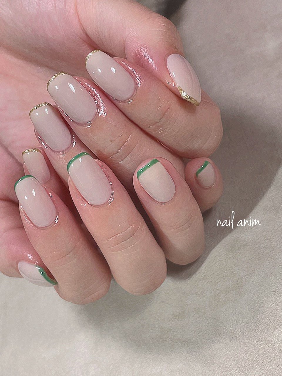 春 夏 ハンド シンプル フレンチ Nail Animのネイルデザイン No ネイルブック