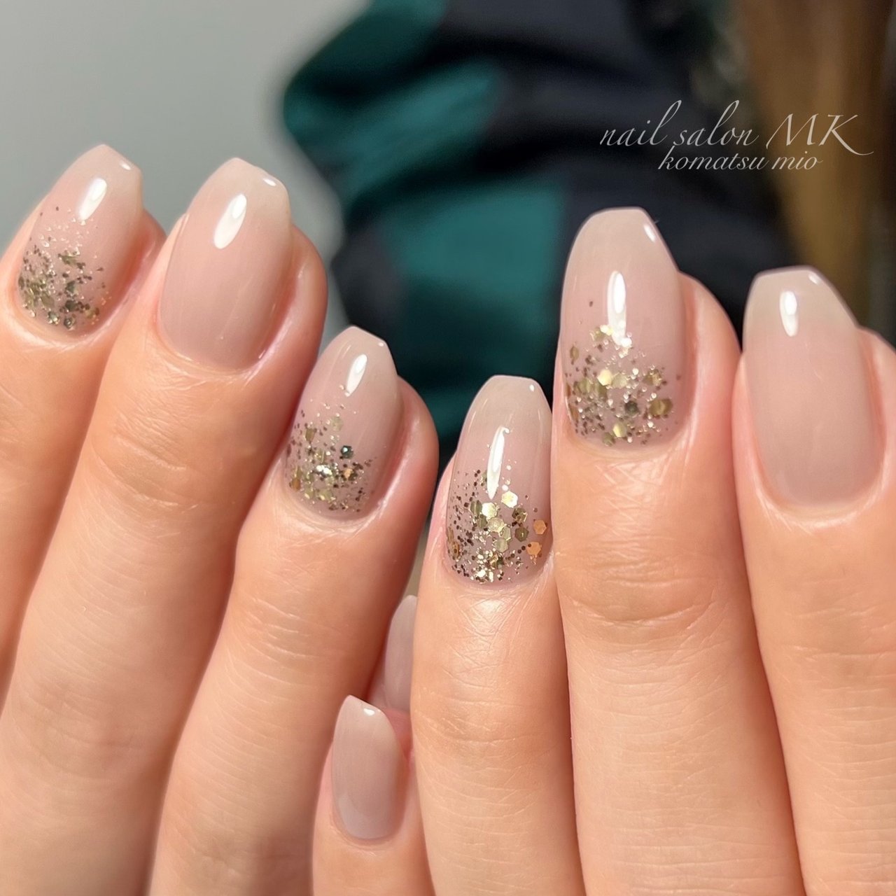 春 冬 オフィス ハンド シンプル Nail Salon Mkのネイルデザイン No ネイルブック