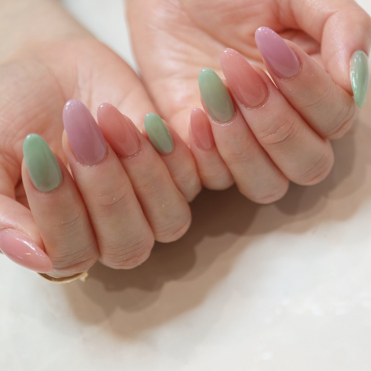 春 卒業式 入学式 ハンド ワンカラー Nail Salon Faire Mikiのネイルデザイン No 706 ネイルブック