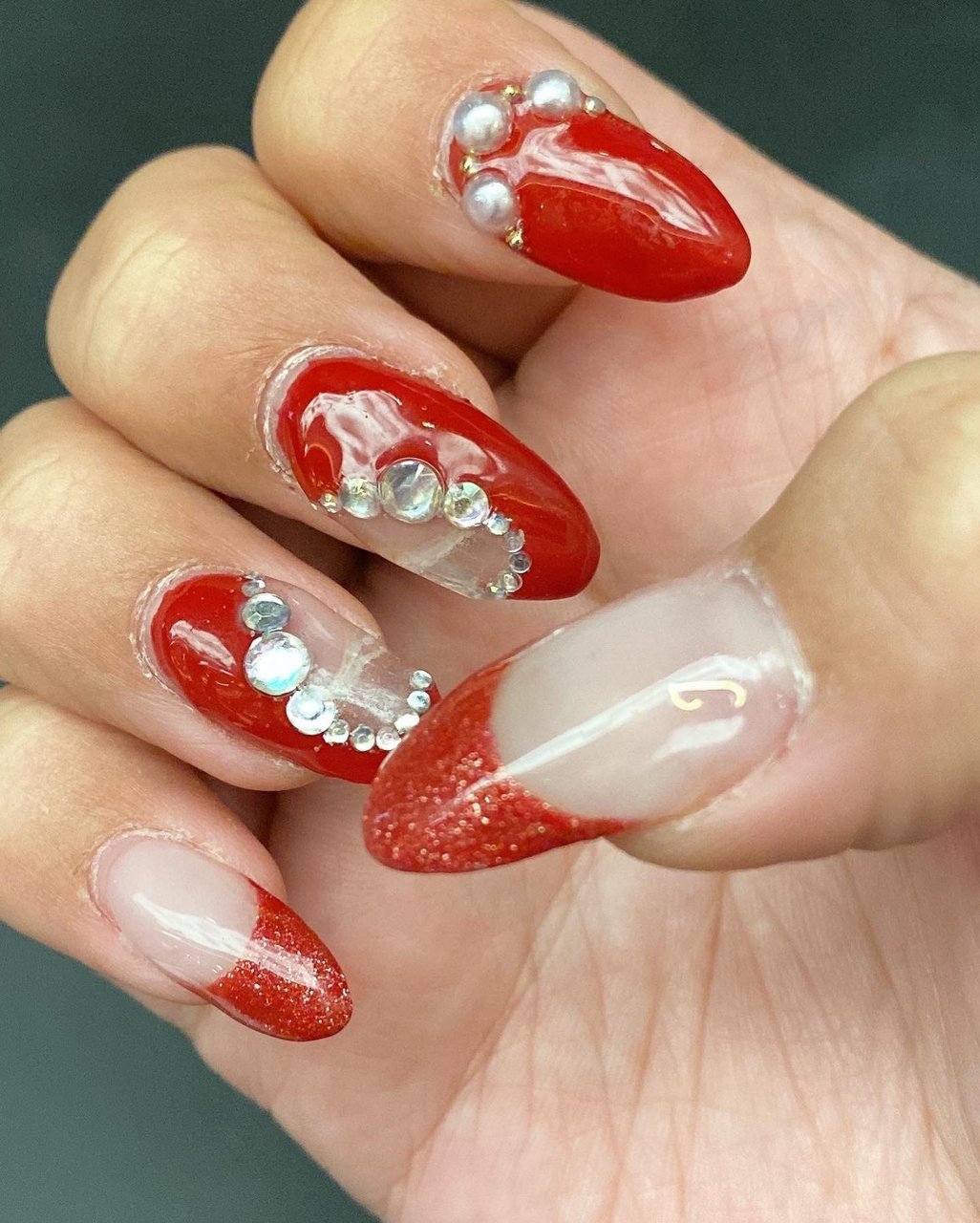 オールシーズン バレンタイン デート ハンド フレンチ 澪央 のネイルデザイン No ネイルブック