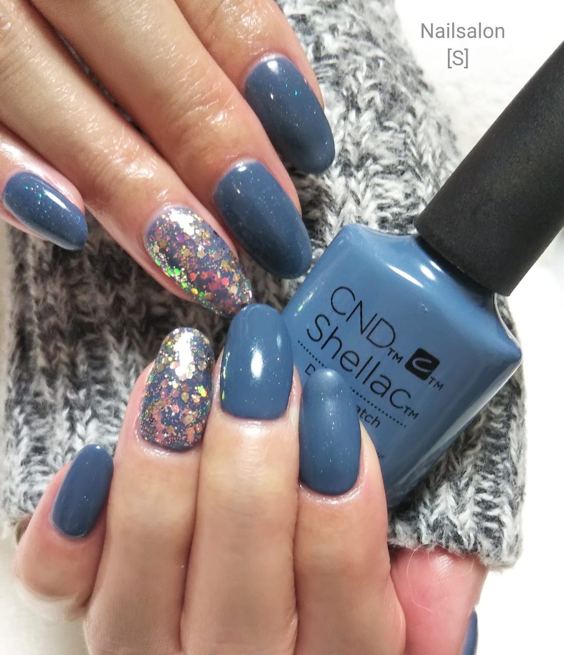 オールシーズン ハンド シンプル ラメ ワンカラー シェラックネイル専門店 S のネイルデザイン No ネイルブック