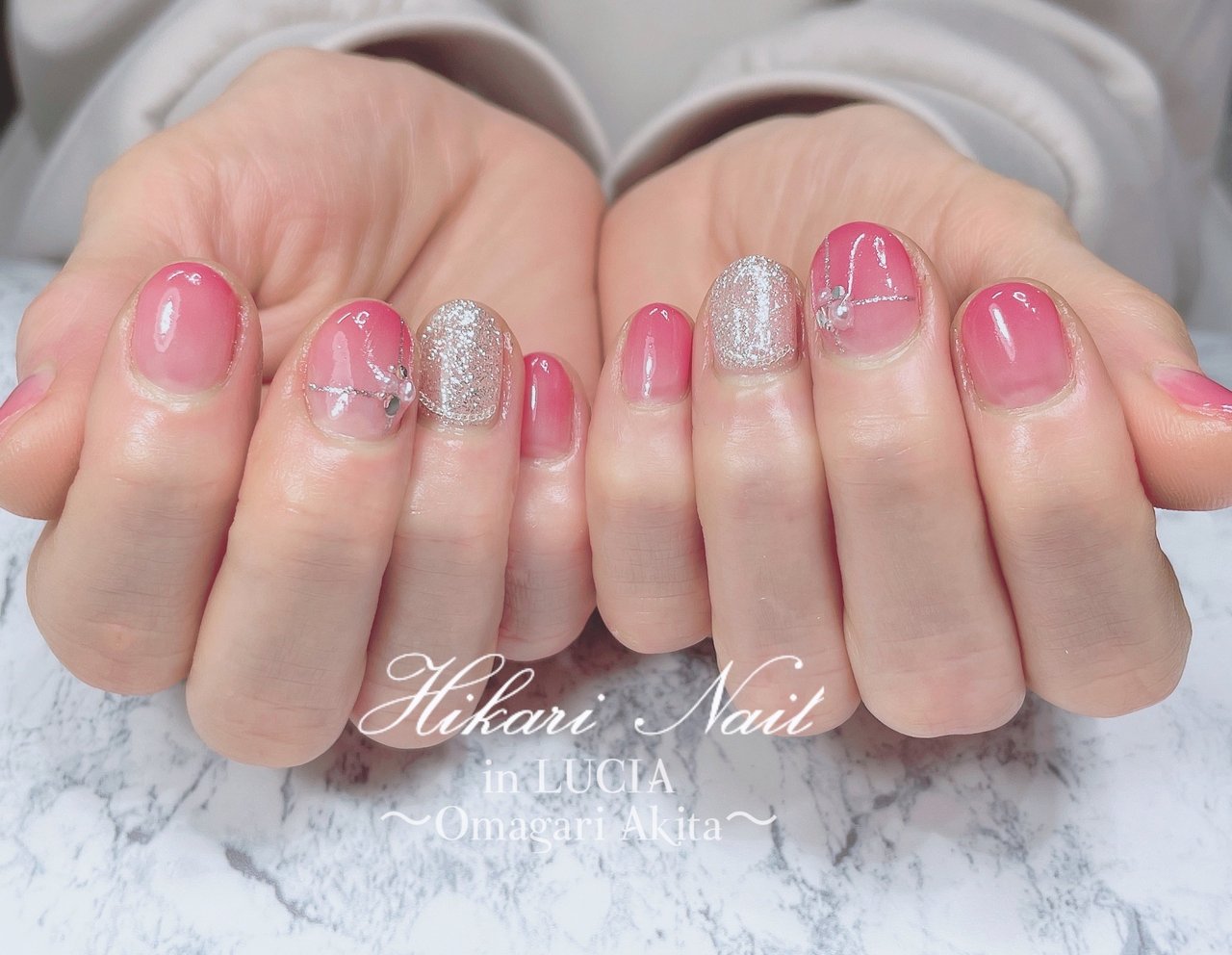 春 バレンタイン デート 女子会 ハンド 大曲hikari Nail ﾋｶﾘﾈｲﾙのネイルデザイン No ネイルブック