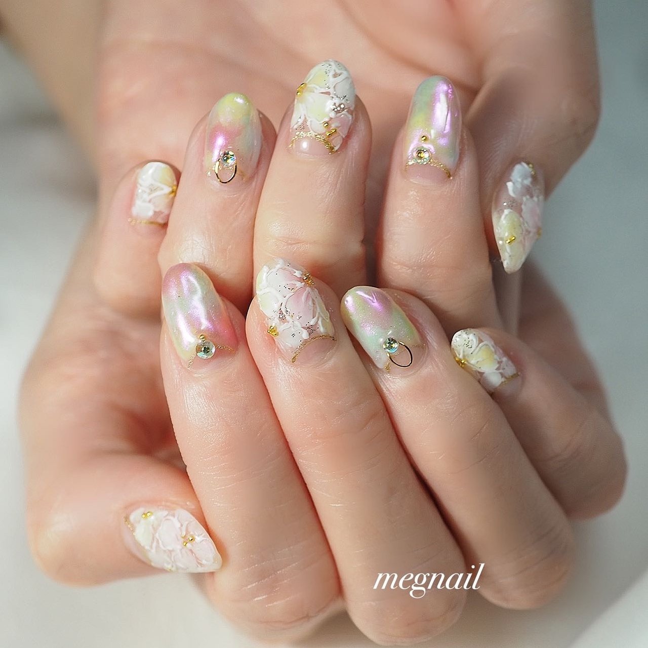 春 旅行 ブライダル デート ハンド Megnailのネイルデザイン No ネイルブック