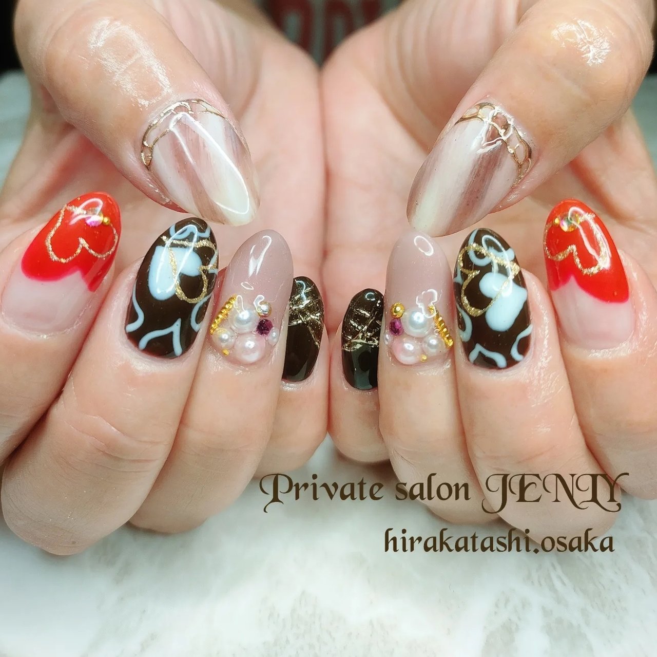 冬 バレンタイン パーティー デート ハンド Jenlyyukaのネイルデザイン No ネイルブック