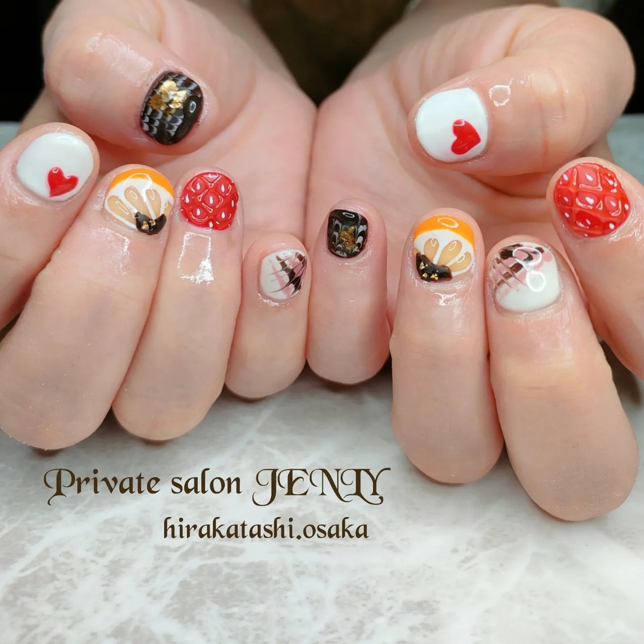 冬 バレンタイン パーティー デート ハンド Jenlyyukaのネイルデザイン No ネイルブック