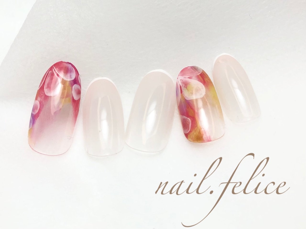 春 夏 海 リゾート ハンド Nail Feliceのネイルデザイン No ネイルブック