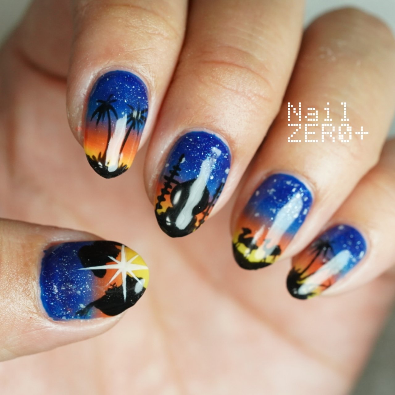 オールシーズン リゾート ハンド グラデーション ワンカラー 塩見隼人 池袋 ネイルゼロプラスのネイルデザイン No ネイル ブック