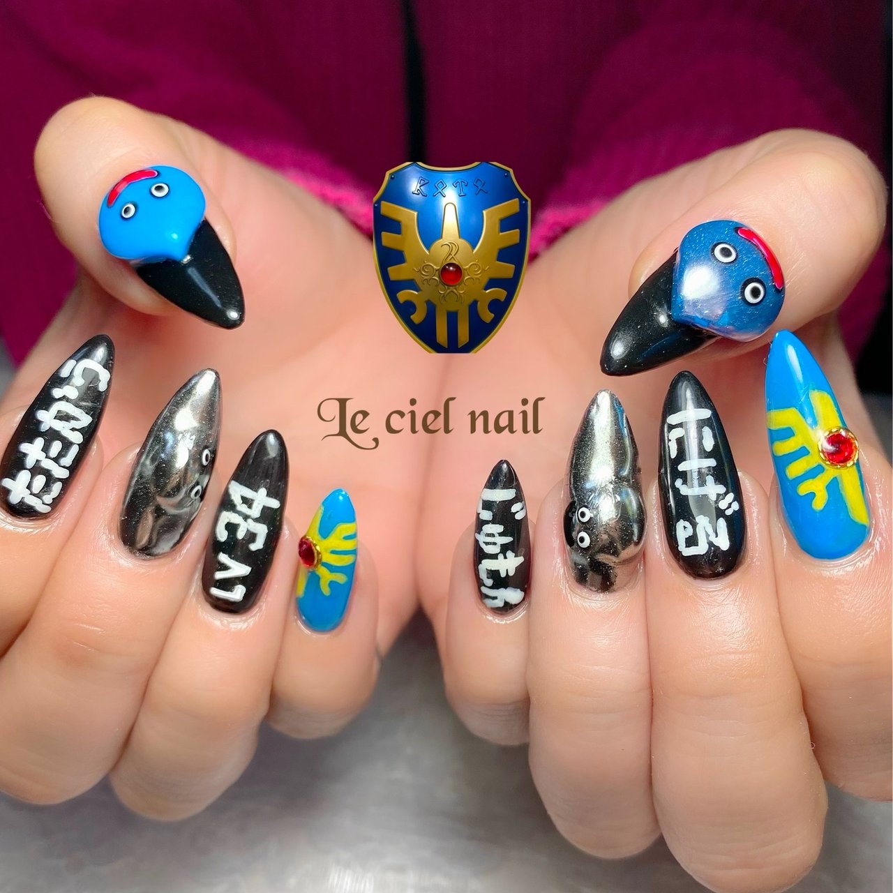 オールシーズン ライブ パーティー ハンド 痛ネイル Lecielnailのネイルデザイン No ネイルブック