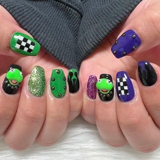 炎ネイルのネイルデザイン ネイルブック