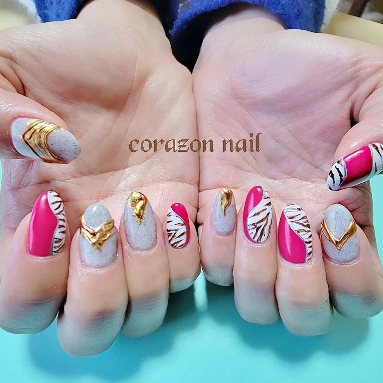 秋 冬 旅行 女子会 ハンド 武蔵浦和 Corazon Nailのネイルデザイン No ネイルブック