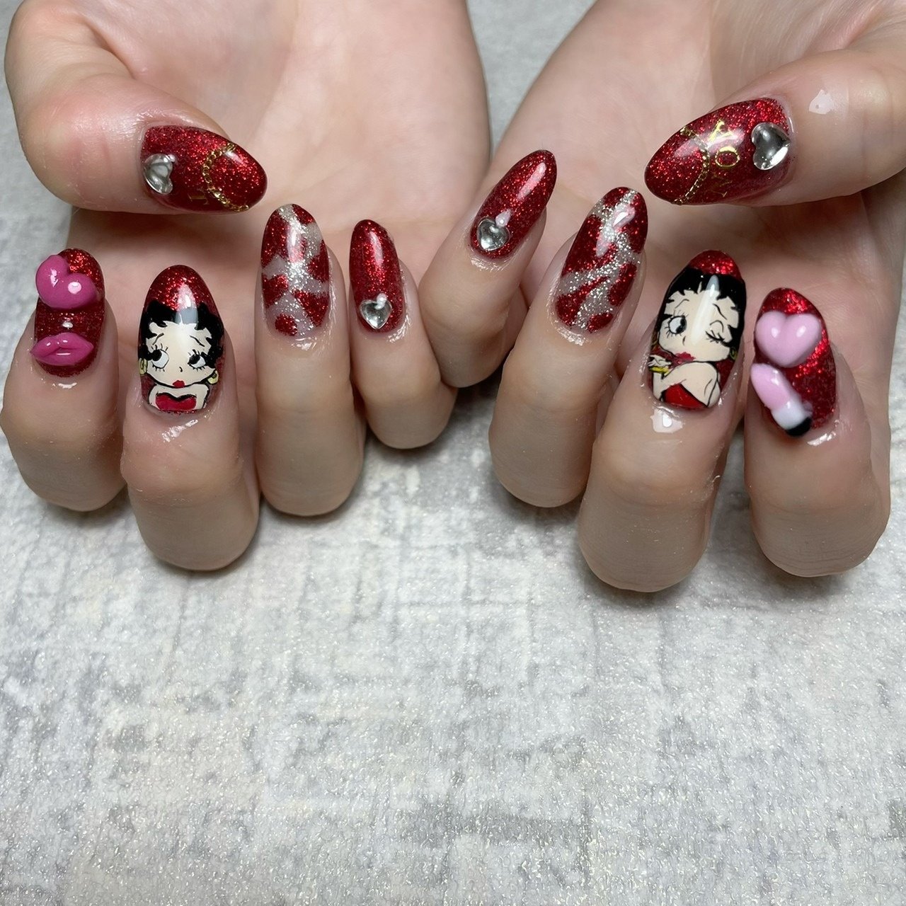 オールシーズン パーティー 女子会 ハンド ラメ Bg Nailのネイルデザイン No ネイルブック