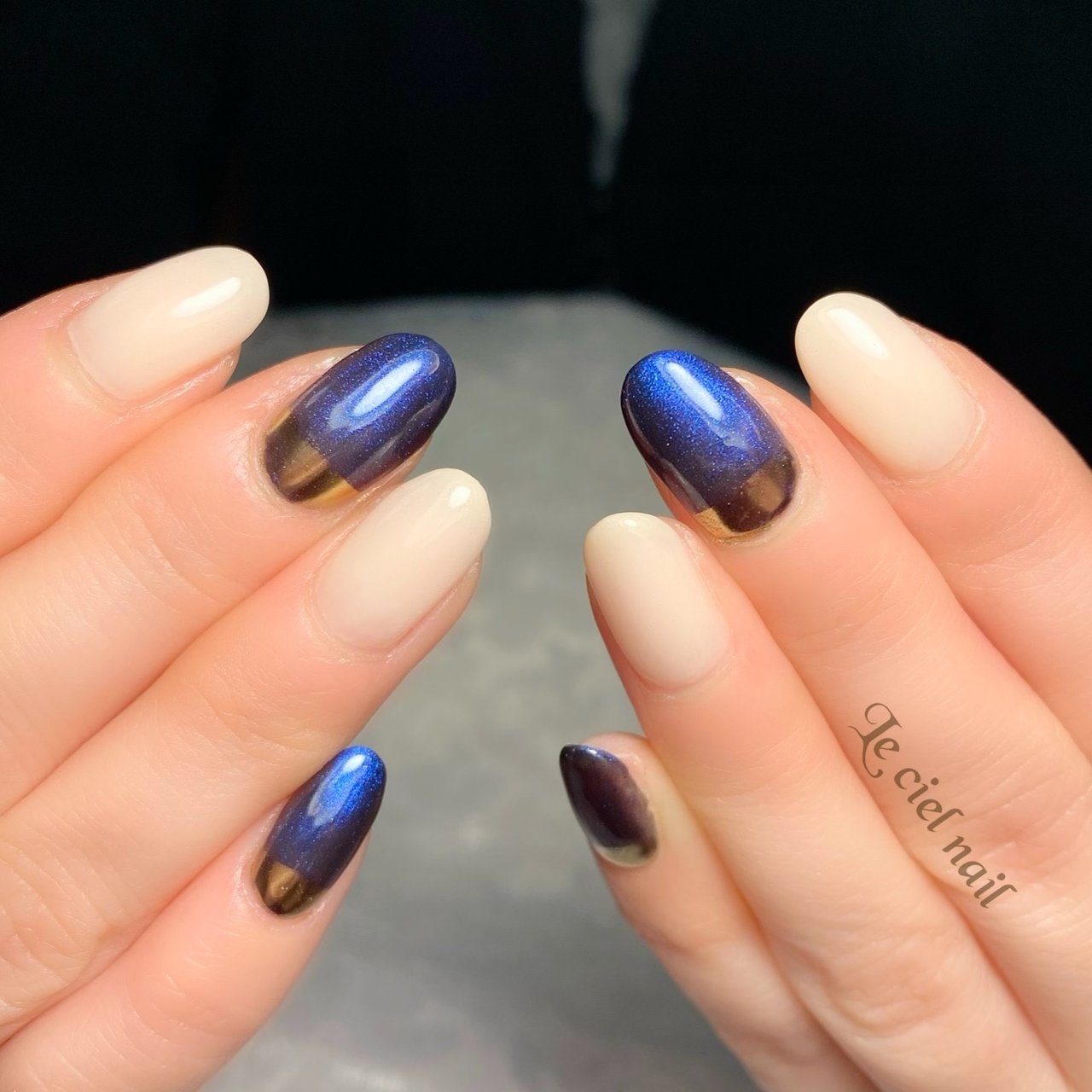 秋 冬 ハンド シンプル ワンカラー Lecielnailのネイルデザイン No ネイルブック