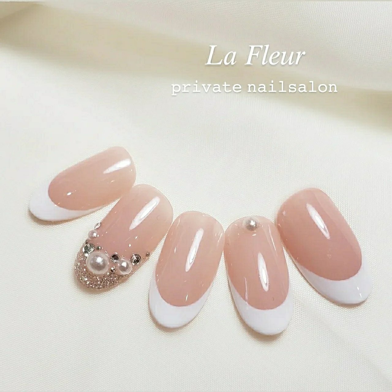 オールシーズン ブライダル ハンド 松戸市高塚 La Fleur ラフルール Private Nailsalonのネイル デザイン No ネイルブック