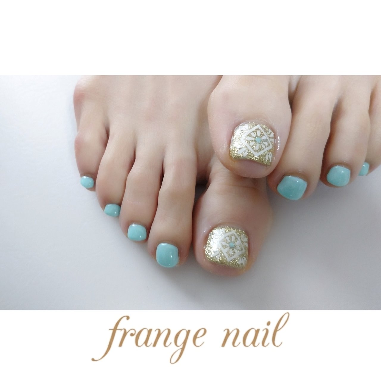 春 夏 オールシーズン フット エスニック Frange Nailのネイルデザイン No ネイルブック