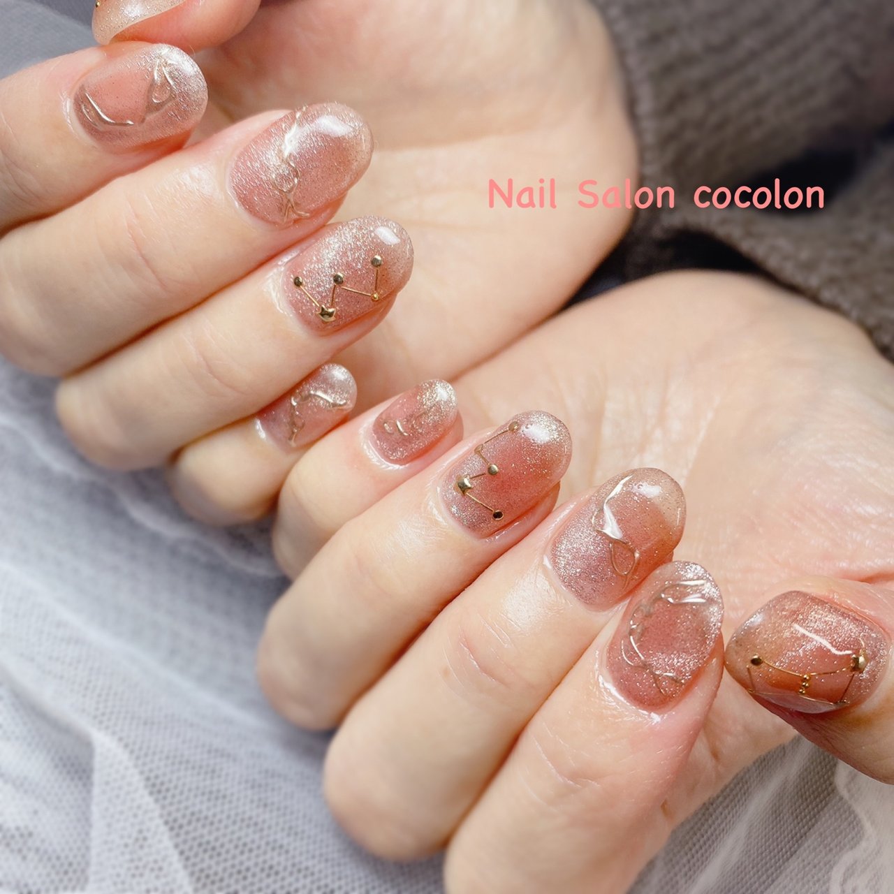 冬 七夕 パーティー 女子会 ハンド Miyuki Cocolonのネイルデザイン No ネイルブック