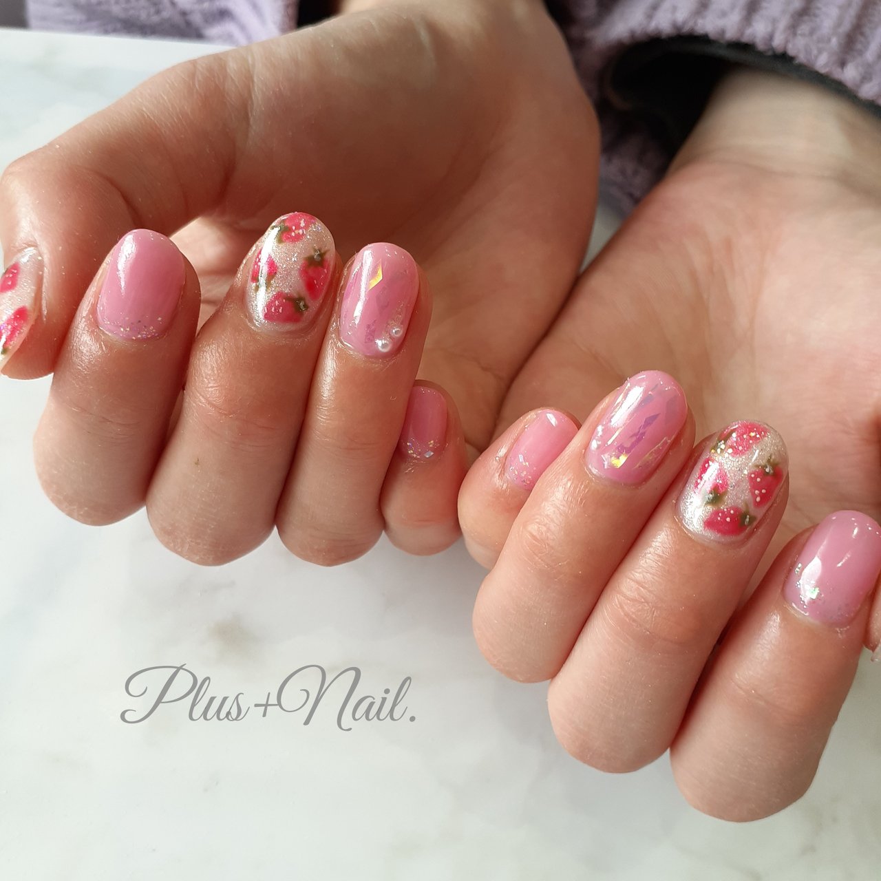 春 ハンド ワンカラー ショート ピンク Yukimi 艸 のネイルデザイン No ネイルブック